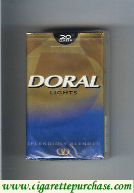 Doral Splendidly Blended Lights cigarettes soft box